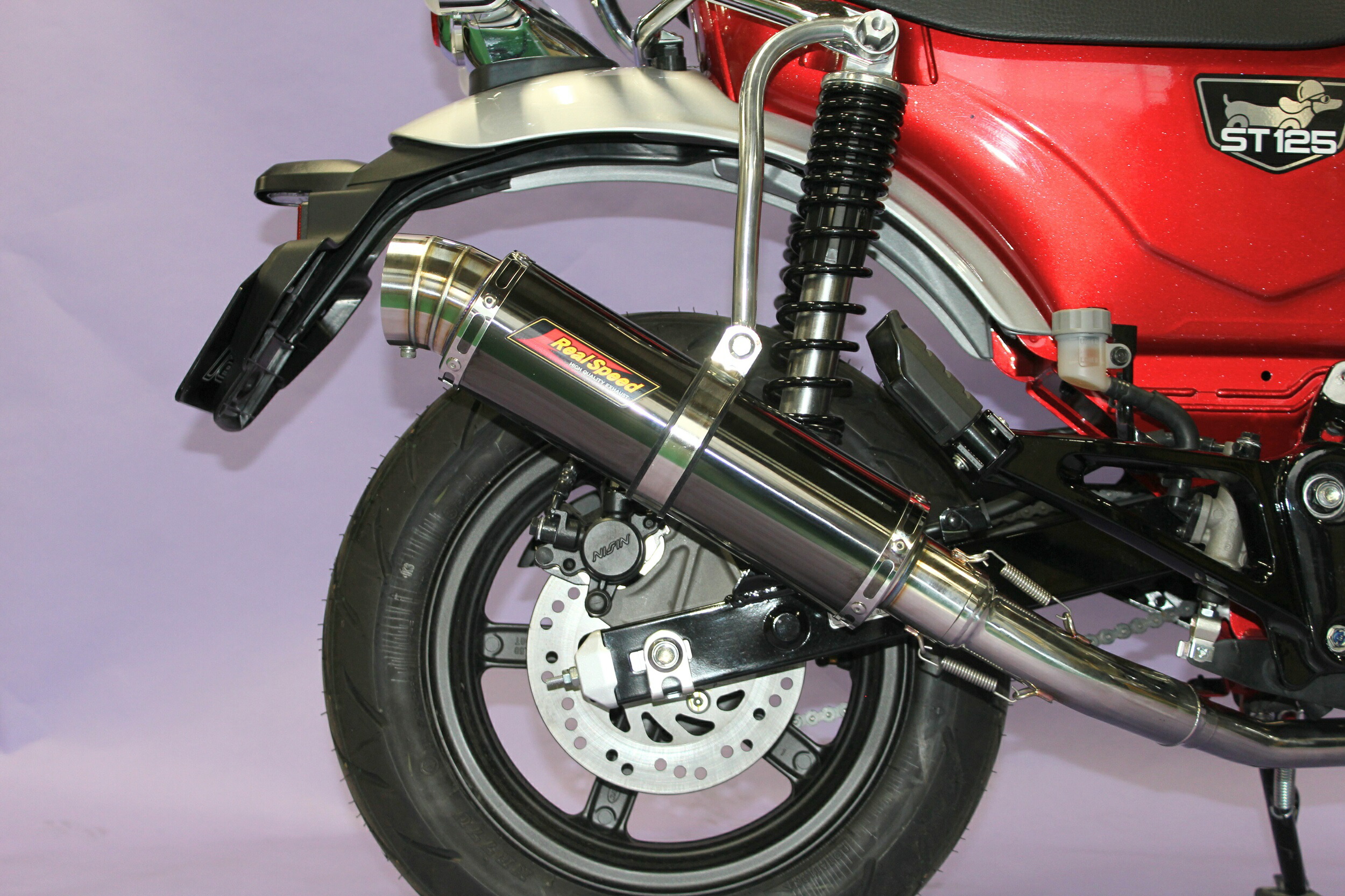 楽天市場】DAX125 バイクマフラー 8BJ-JB04 Blade ブレイド ステンレス