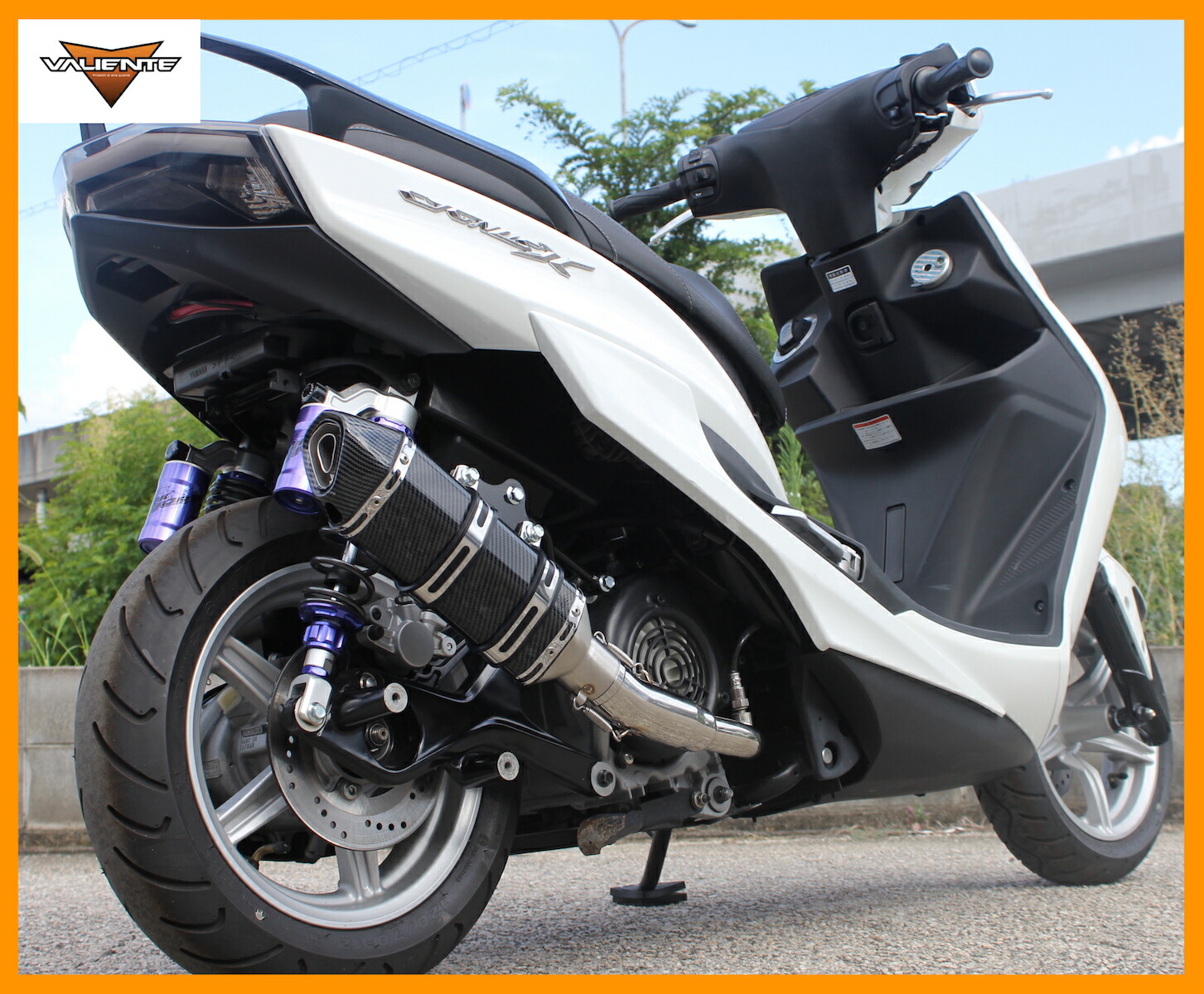 楽天市場】シグナスX バイクマフラー 4型 5型 SR EBJ-SEA5J 2BJ-SED8J