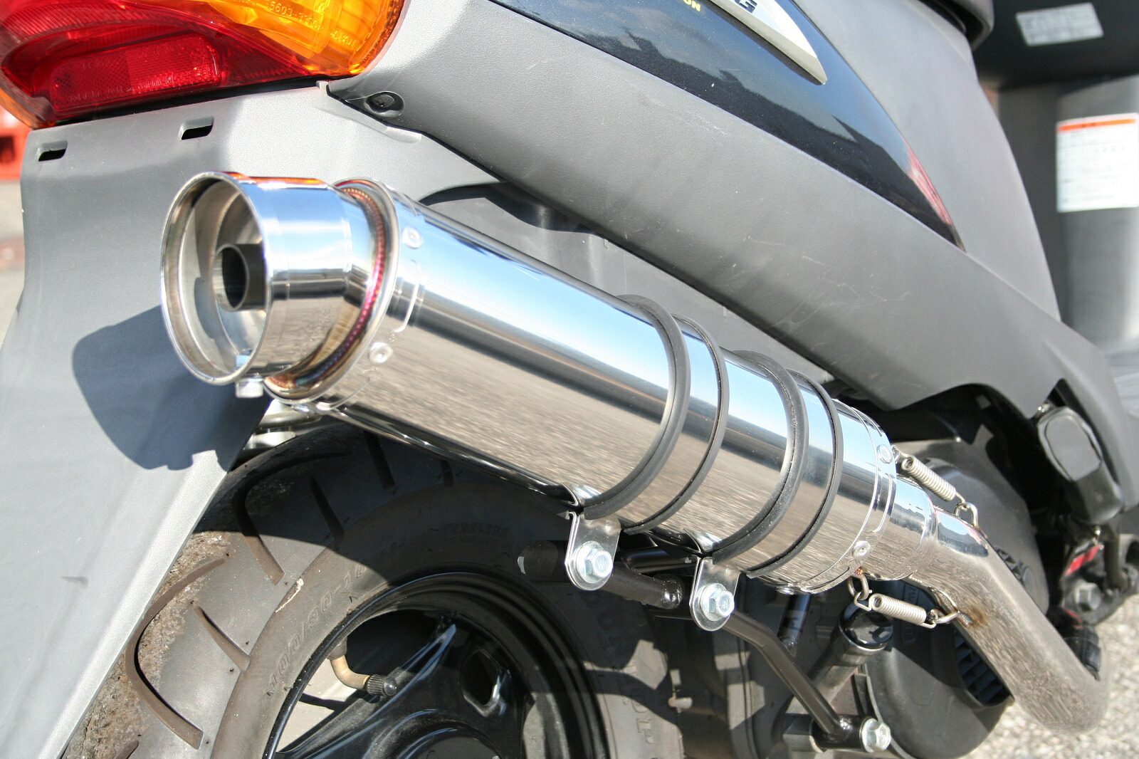 楽天市場】アドレスV125G バイクマフラー EBJ-CF4EA O2センサー車可