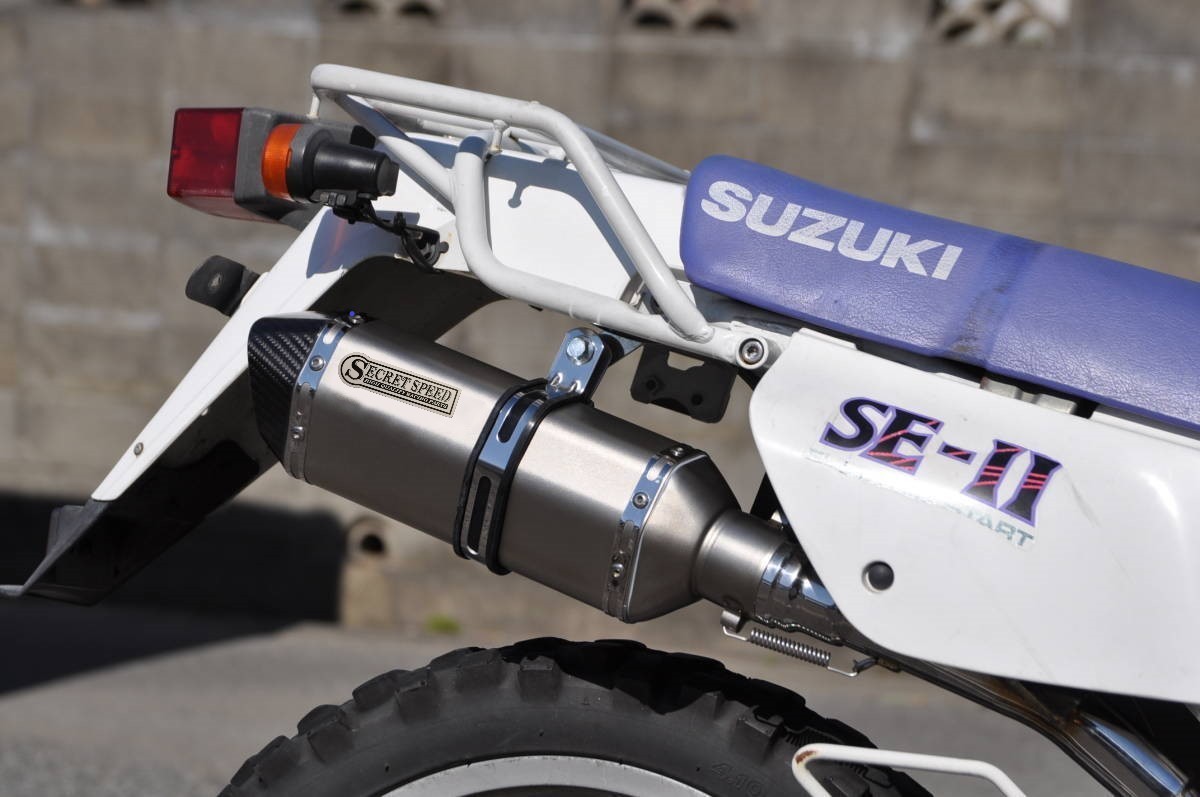 楽天市場】ジェベル200 SX200 バイクマフラー ドライカーボン モタード