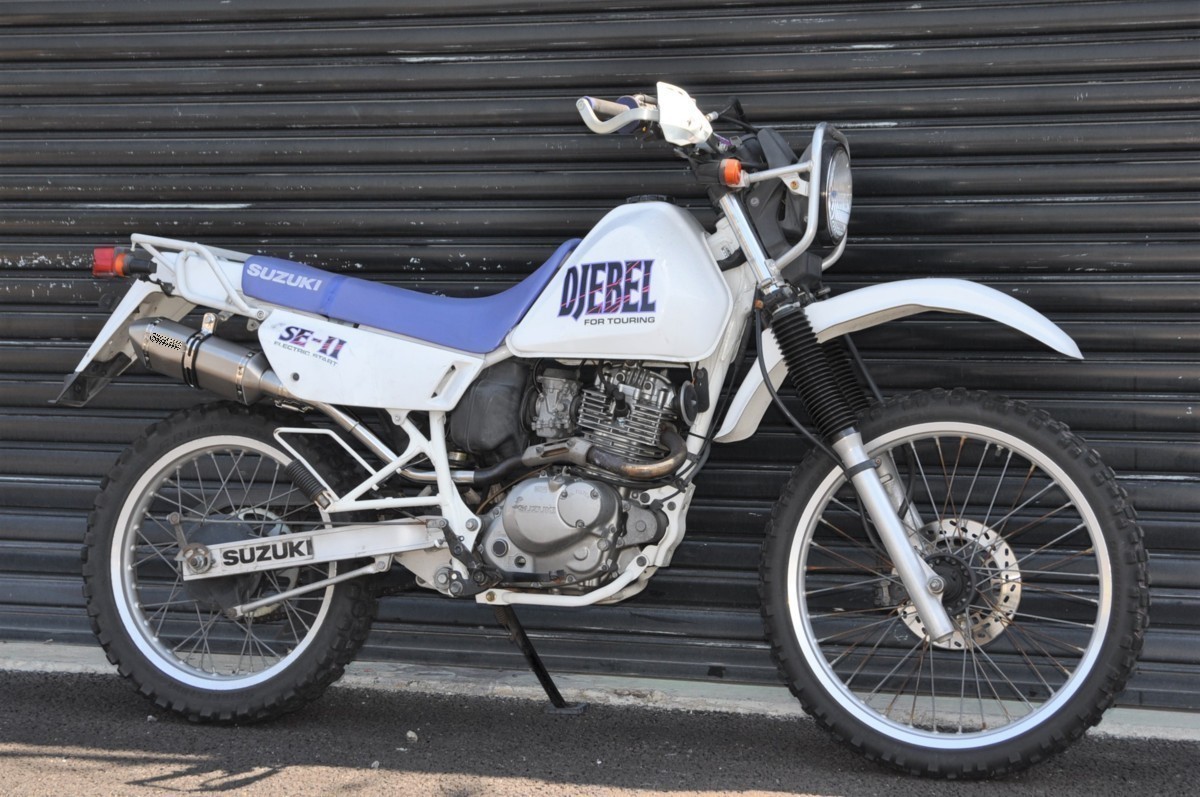 楽天市場】ジェベル200 バイクマフラー SX200 ソリッド モタード 異形