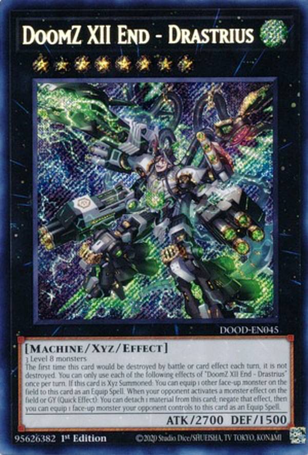 楽天市場】遊戯王 DOOD-EN045 終獄龍機XII−ドラストリウス DoomZ XII