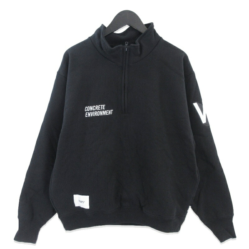 楽天市場】【中古】WTAPS ダブルタップス ハーフジップスウェット