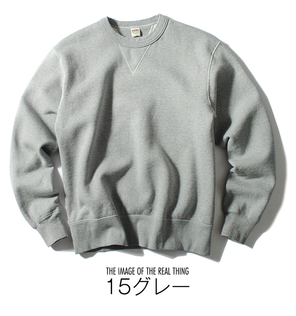 楽天市場】BARNS outfitters バーンズ 13.8oz クルーネックスウェット