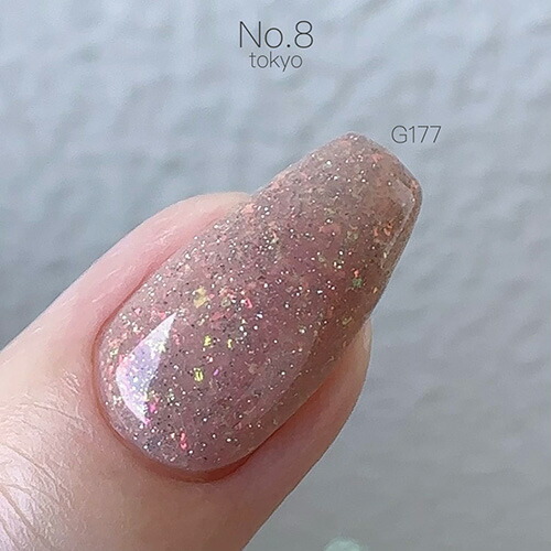 楽天市場】ジェルネイル カラージェル ナンバーエイトトーキョー No.8