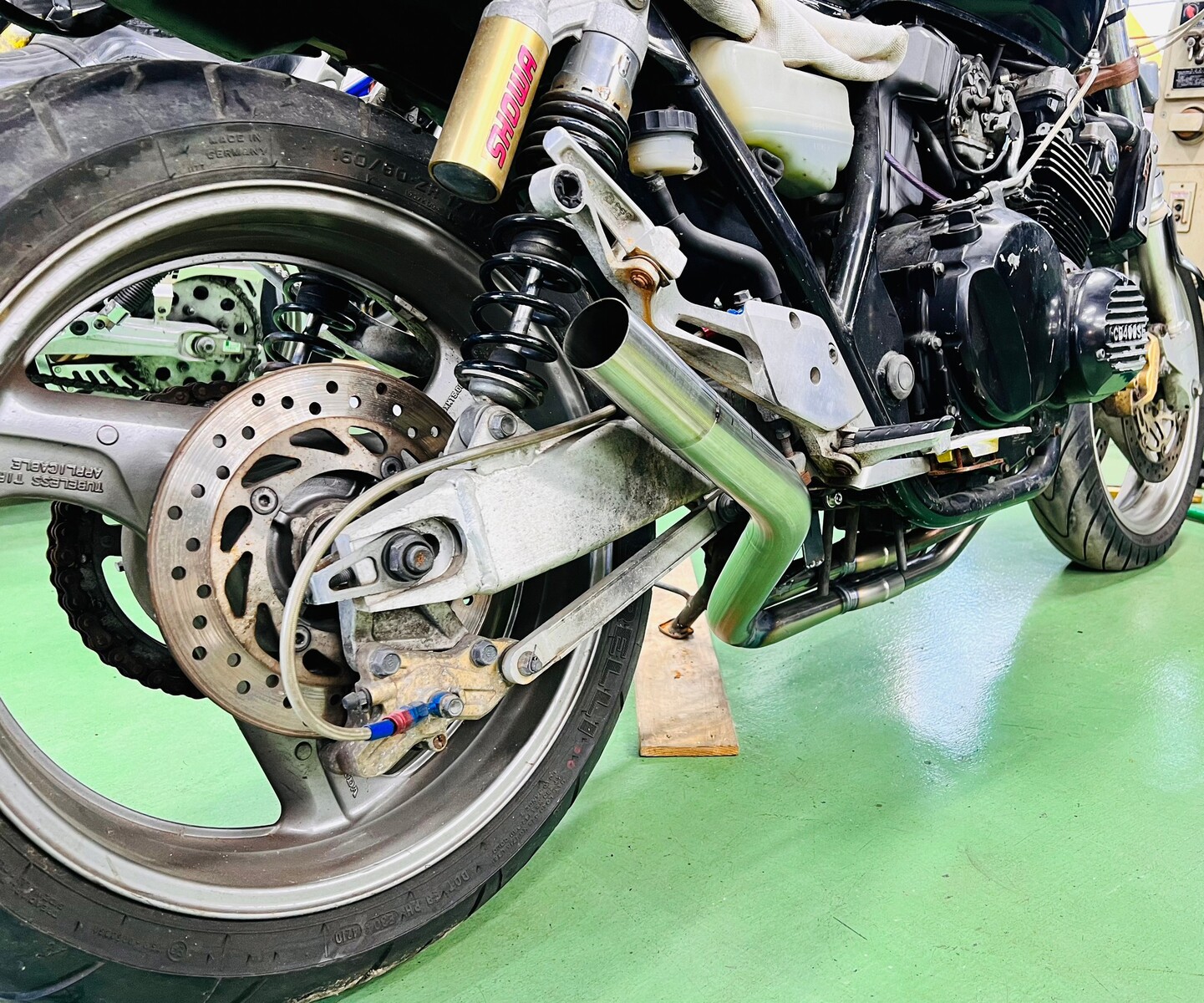 楽天市場】REDSTAGE CB400SF NC39 飛燕 4-2-1 オリジナルマフラー