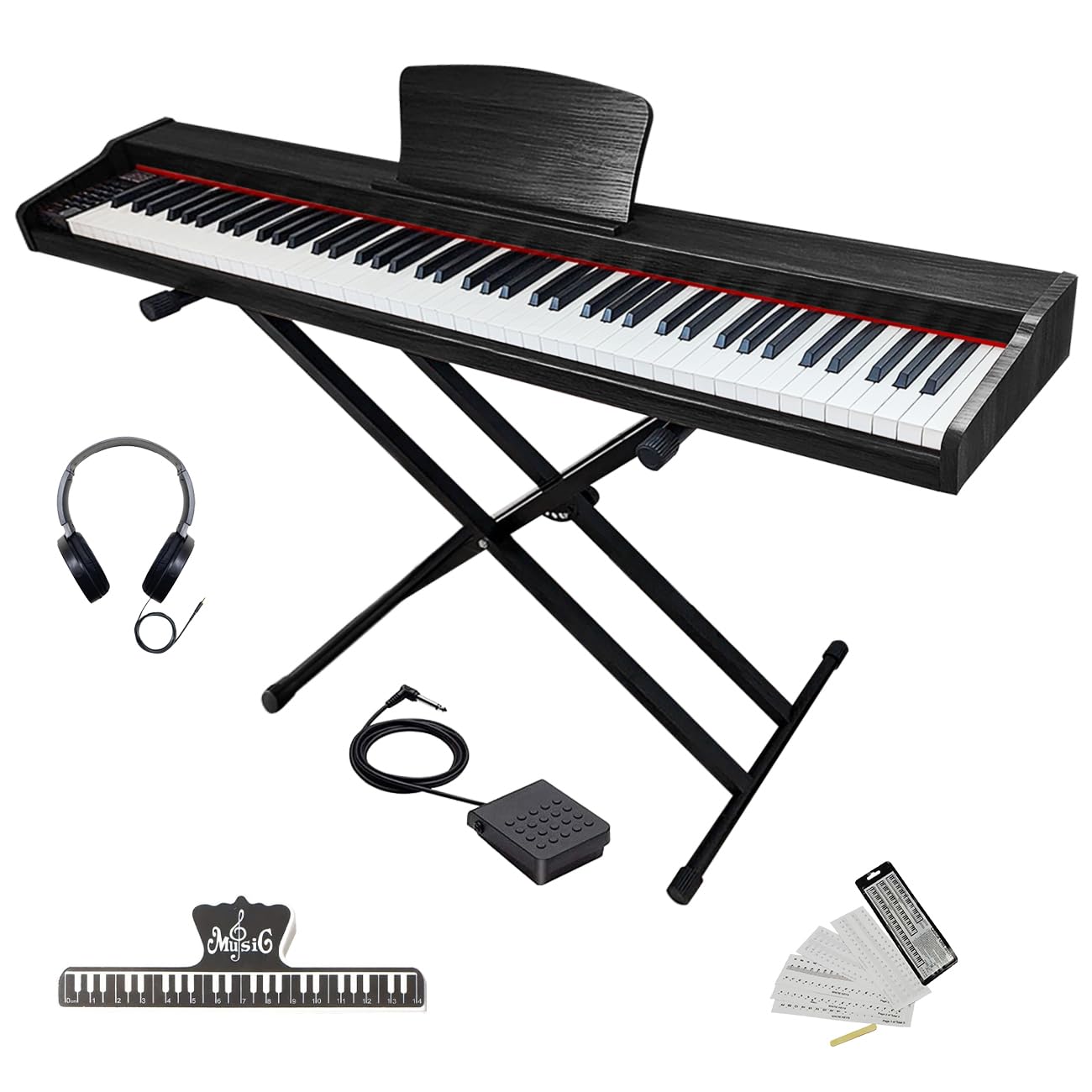 楽天市場】Longeye 電子ピアノ 88鍵盤 スタンドセットの通販