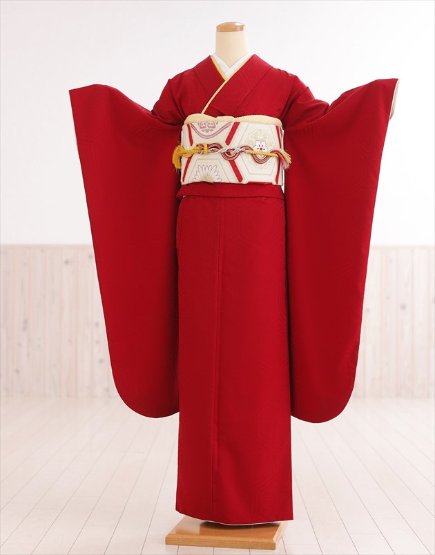 楽天市場】正月 着物（カラーレッド）（レディースファッション）の通販