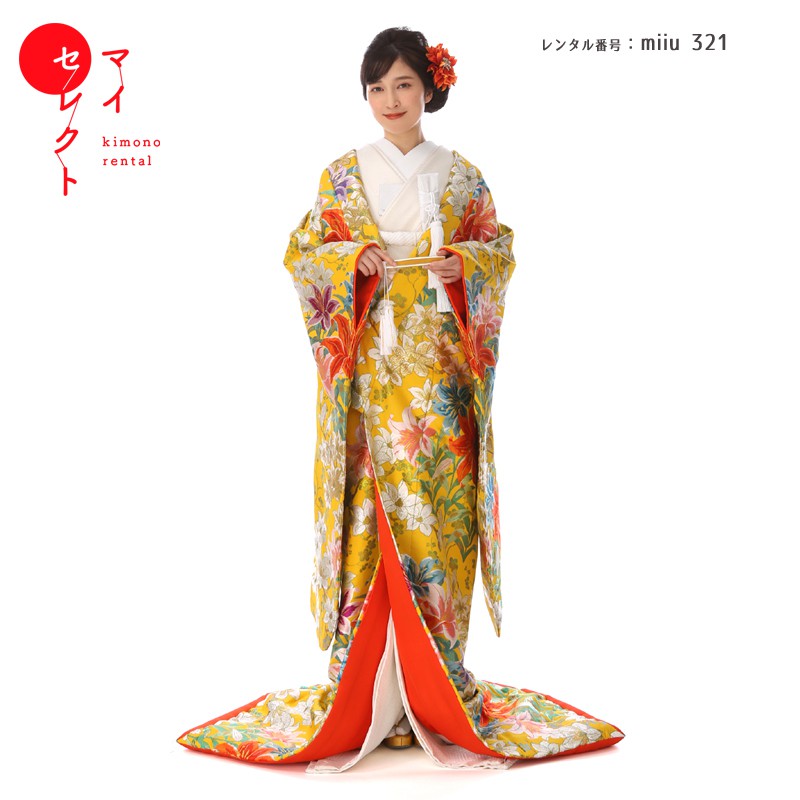 楽天市場】色打掛 レンタル miiu_321 カサブランカの輝き 結婚式 神前