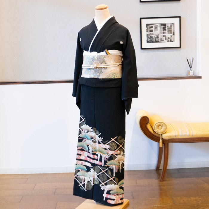 楽天市場】【留袖 レンタル】 黒留袖 フルセットレンタル 正絹 日本製