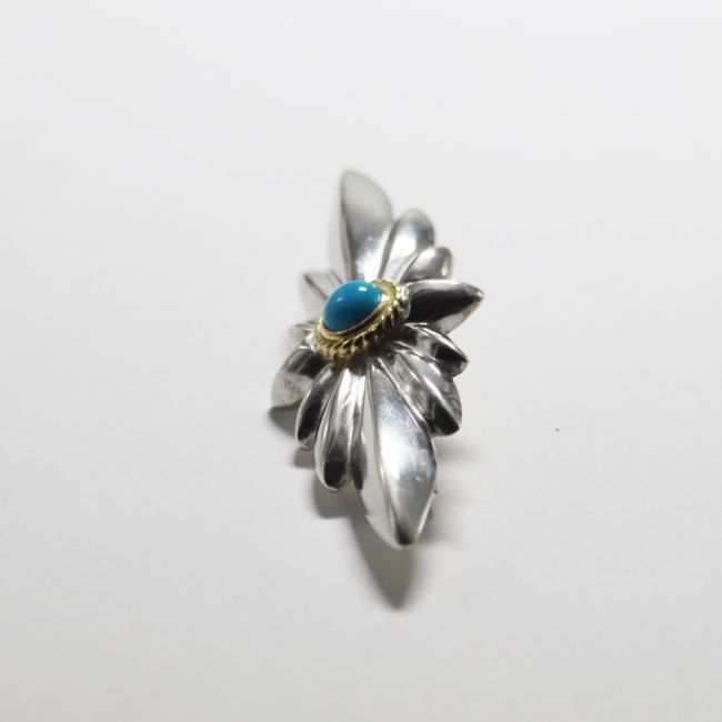 楽天市場】TADY&KING［ORDER ITEM］リリーK18金縄ターコイズブローチ