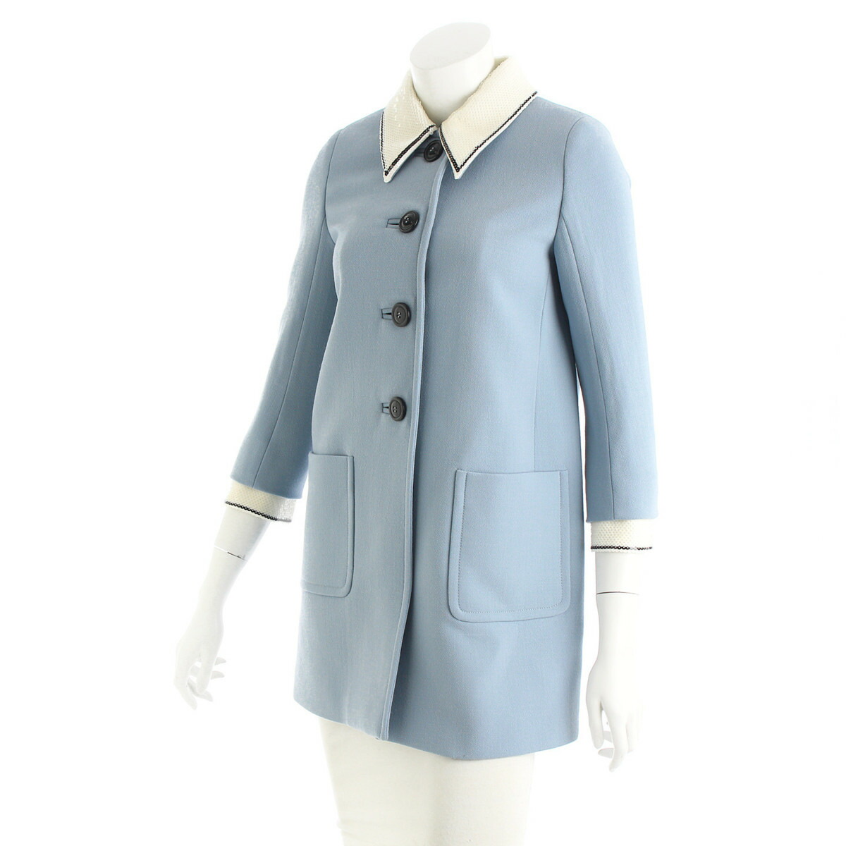 楽天市場】【ミュウミュウ】Miu Miu 17AW スパンコール ウール コート