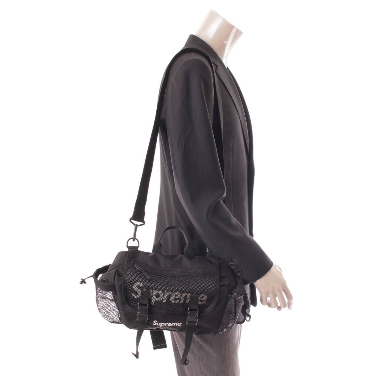 Supreme 2020SSメッシュショルダーバッグ ブラック Supreme 2020SS