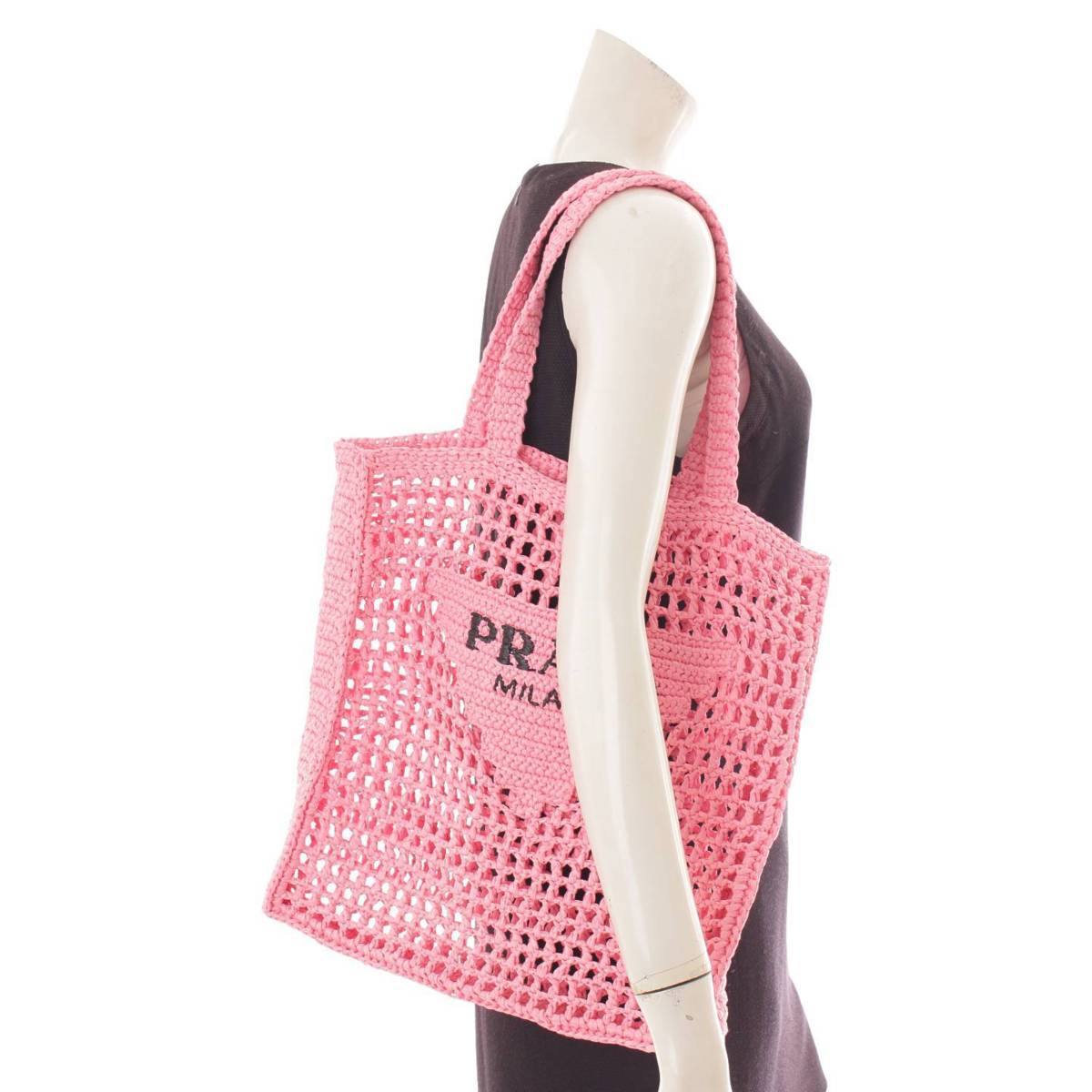 楽天市場】【プラダ】Prada 21SS ラフィア トートバッグ ストロー