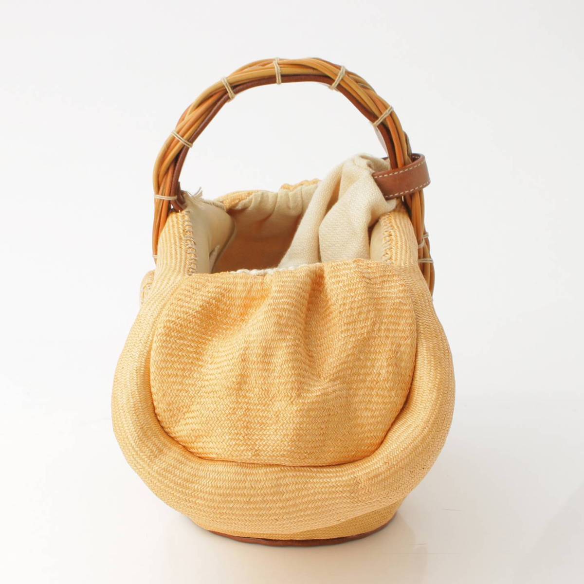 楽天市場】【エバゴス】ebagos 麻 シゾール かごバッグ 被せ布付き