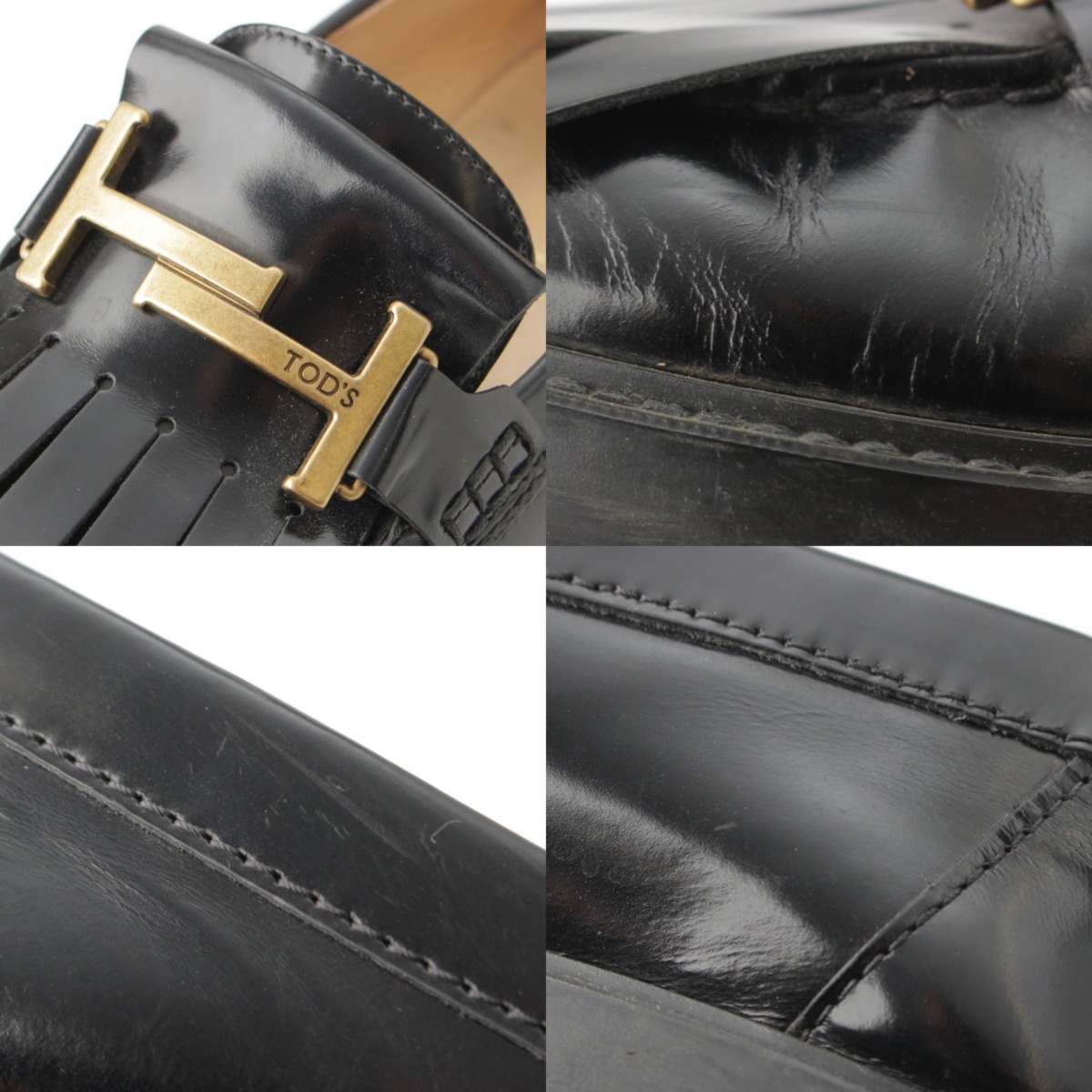 楽天市場】【トッズ】Tods ダブルT レザー タッセル ローファー