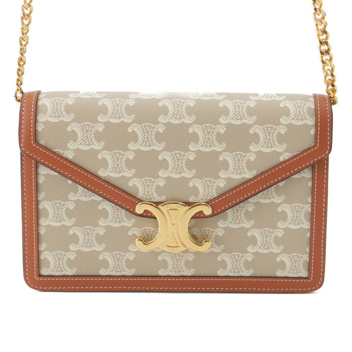 楽天市場】【セリーヌ】Celine トリオンフ チェーンウォレット マーゴ