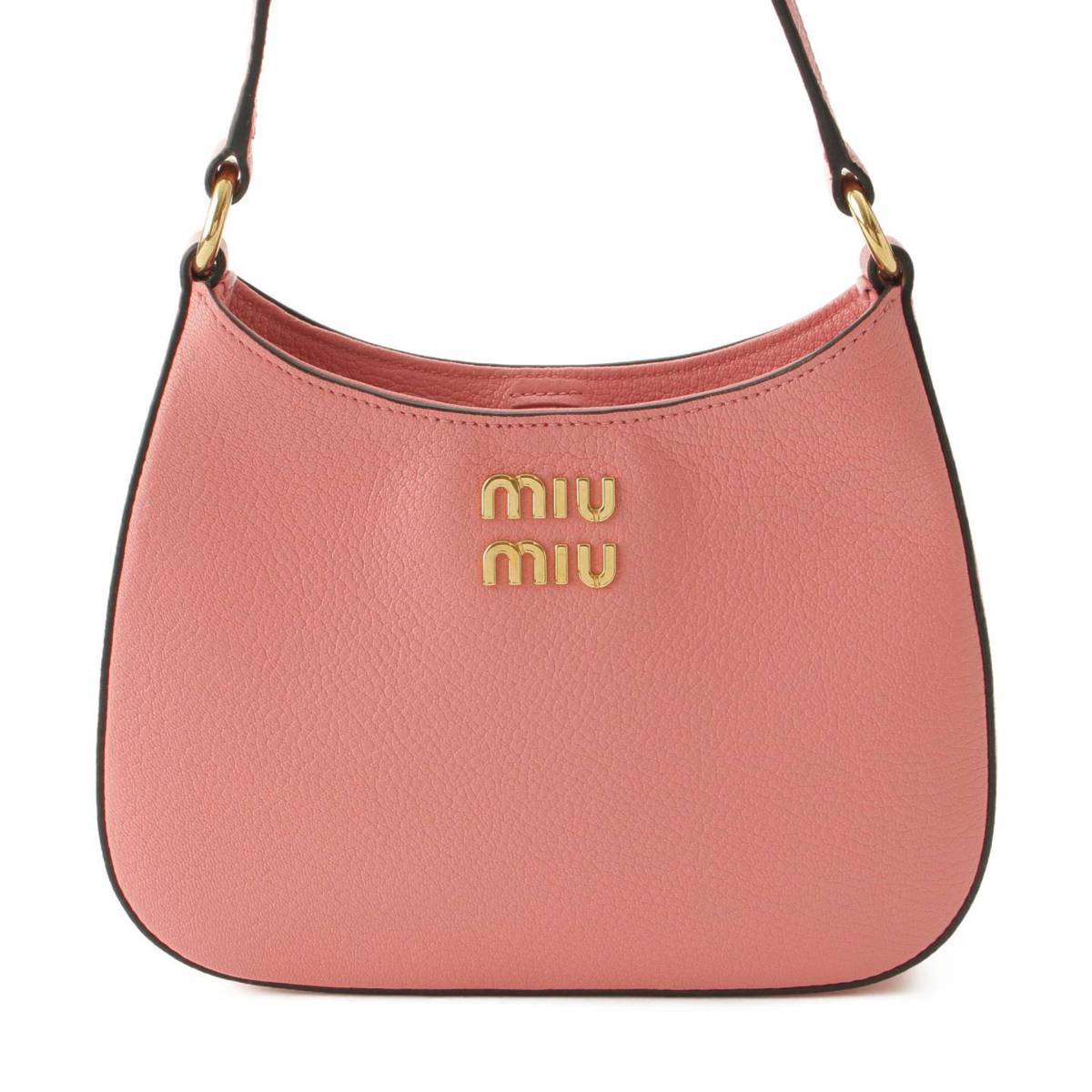 楽天市場】【ミュウミュウ】Miu Miu マドラス ロゴ レザー ワン