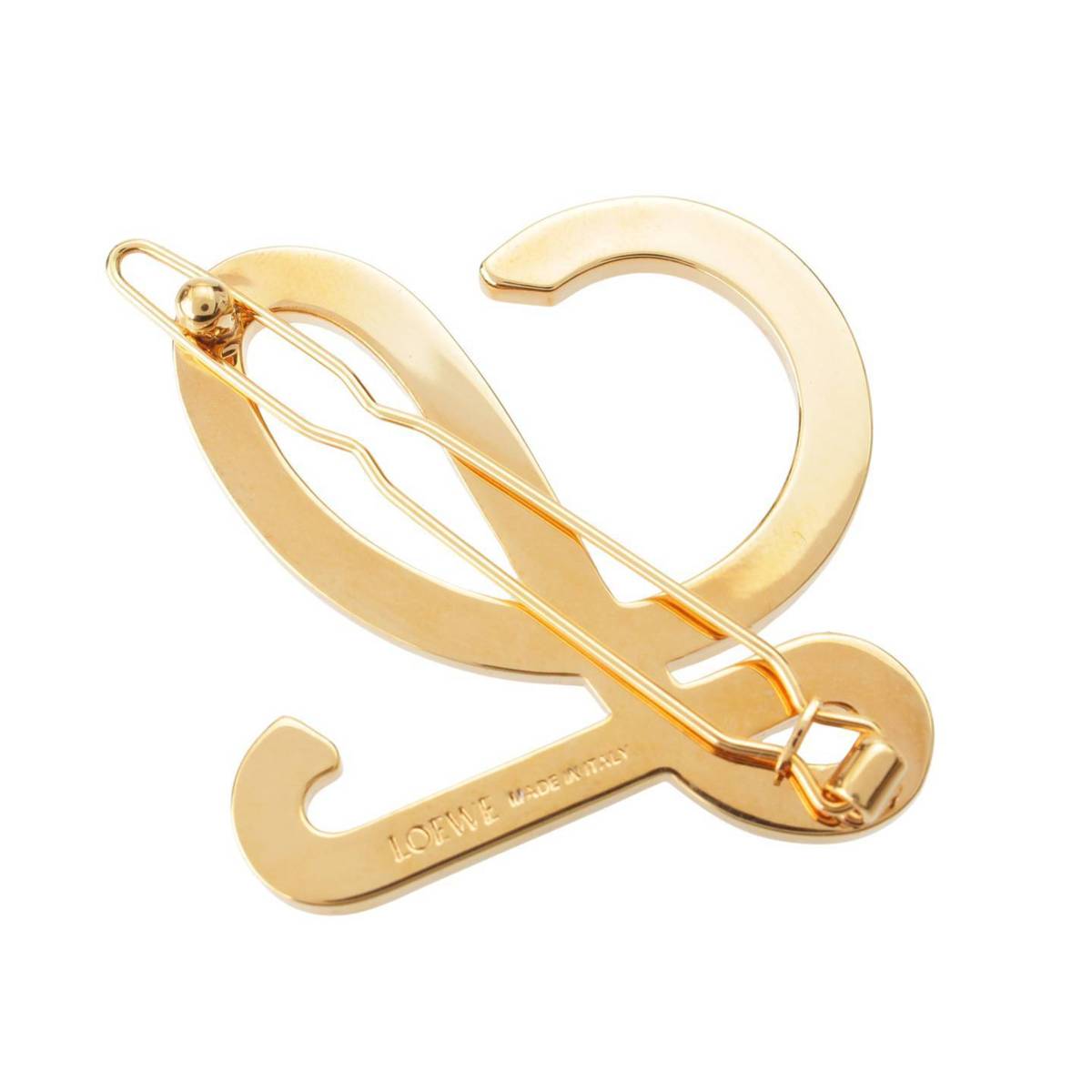 楽天市場】【ロエベ】Loewe Lロゴ Fパール ピンブローチ コサージュ