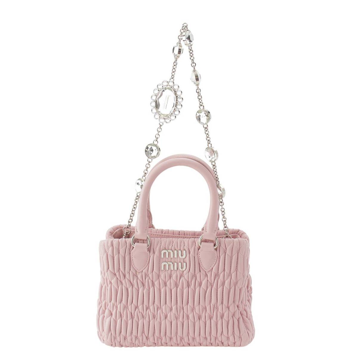 楽天市場】【ミュウミュウ】Miu Miu マテラッセ ロゴ ナッパクリスタル