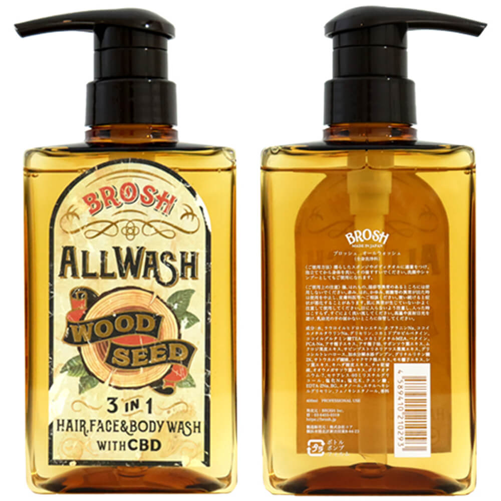 楽天市場】ブロッシュ 全身シャンプー メンズ 日本製 400ml BROSH ALL