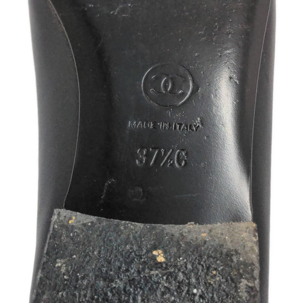 楽天市場】CHANEL シャネル ココマーク リボン フラットシューズ靴