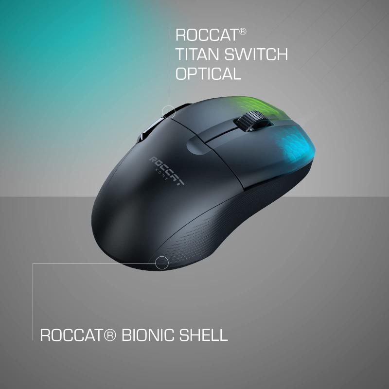 楽天市場】ROCCAT ゲーミングマウス Kone Pro Air ワイヤレス 2.4GHz