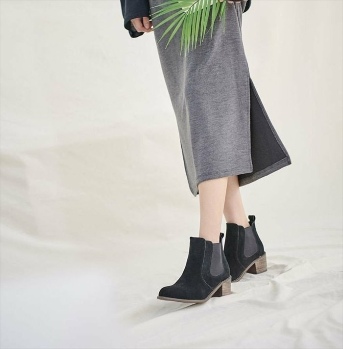 楽天市場】本革 革 サイドゴアブーツ スエード レザー ショートブーツ