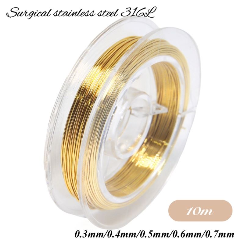 楽天市場】316Lサージカルステンレス 18KGP ワイヤー アクセサリー用