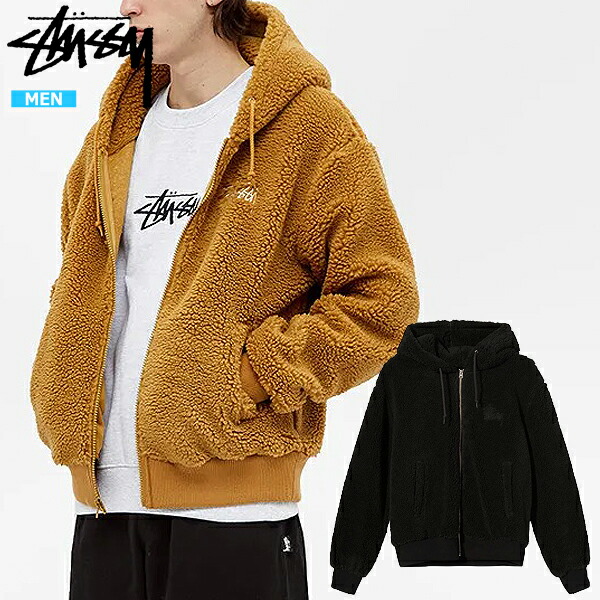 楽天市場】ステューシー ジャケット メンズ フリースジャケット ボア
