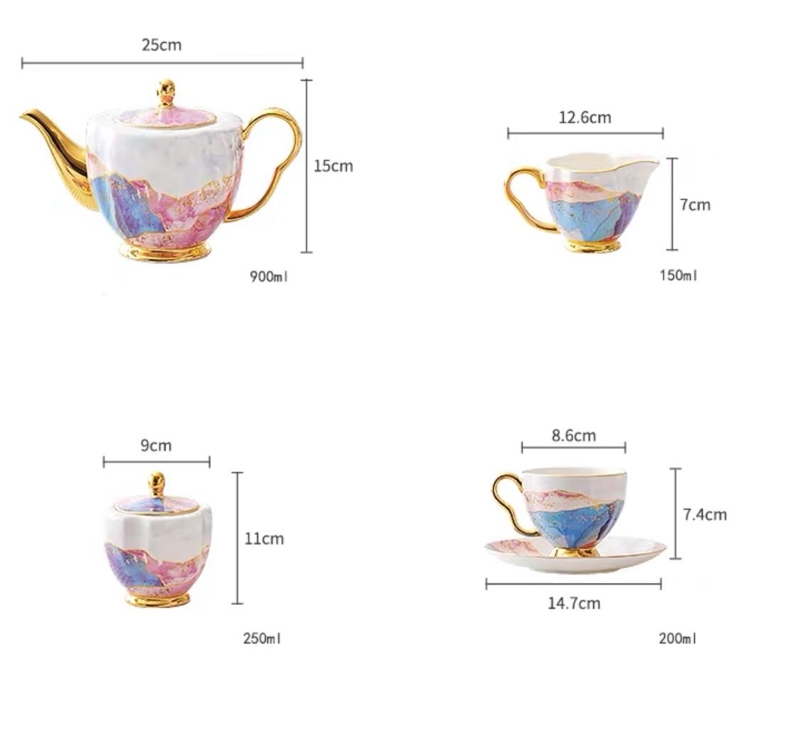 楽天市場】A000992高級ティーカップ＆ソーサー4客セット 陶器．食器 お