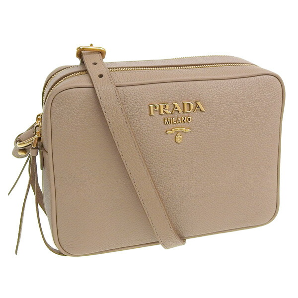 楽天市場】プラダ PRADA ショルダーバッグ バッグ レザー ベージュ系