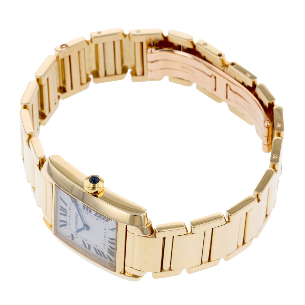 楽天市場】Cartier （カルティエ） ﾀﾝｸﾌﾗﾝｾｰｽﾞ MM 18K 時計 ｸｵｰﾂ