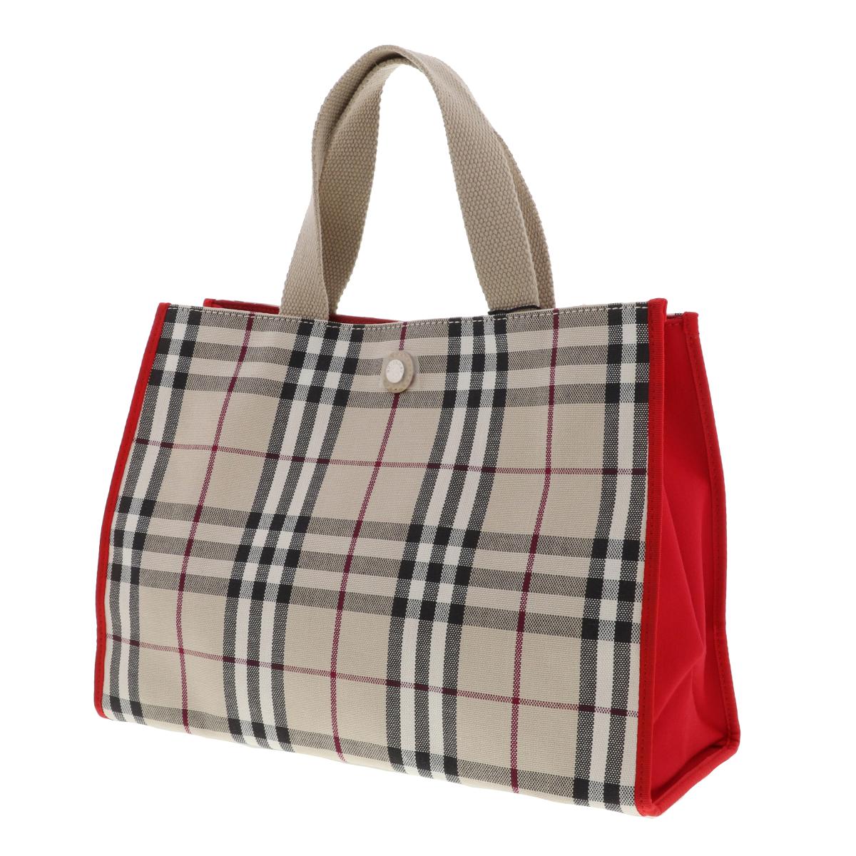 楽天市場】☆未使用☆BURBERRY バーバリー ノバチェック トートバッグ