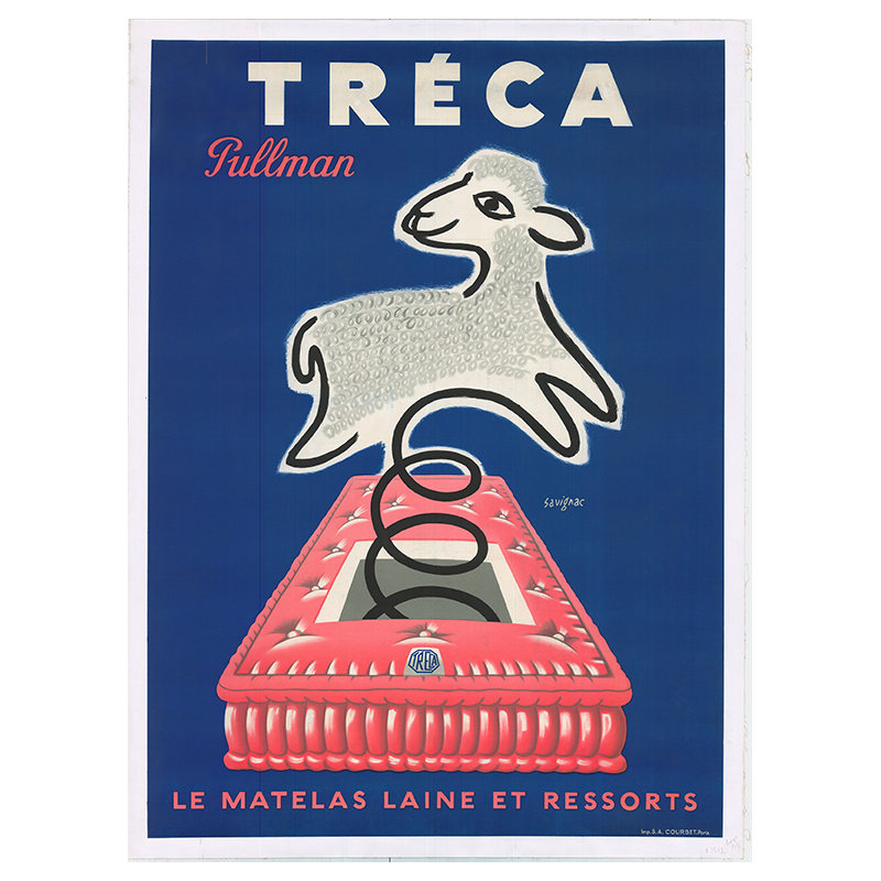 楽天市場】フランス Raymond Savignac サヴィニャック ポスター Treca