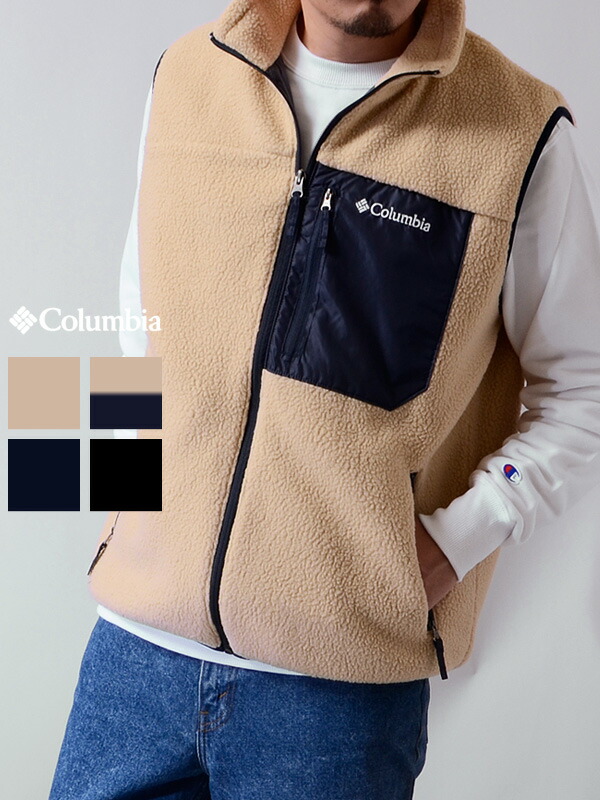 楽天市場】Columbia コロンビア フリース ベスト メンズ レディース