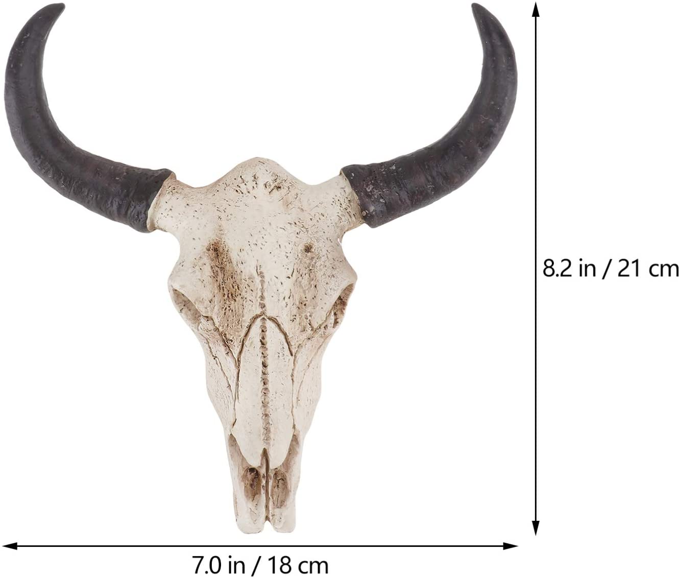 楽天市場】ロングホーン 雄牛 頭蓋骨彫像 壁彫刻 バイソン工芸装飾品