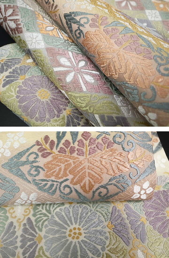 楽天市場】袋帯 未仕立て 正絹 西陣織 唐織 結婚式 入学式 卒業式 華紋