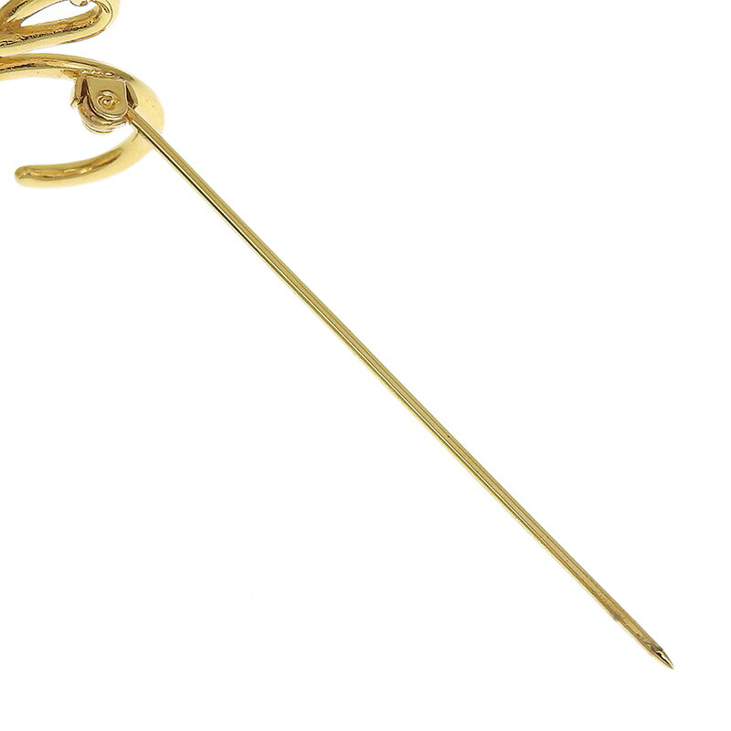 楽天市場】【中古】 ロエベ LOEWE アナグラム ブローチ GP ゴールド色