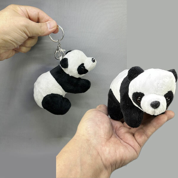 楽天市場】パンダぬいぐるみキーホルダー四つ這い | ぬいぐるみ