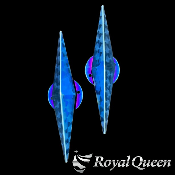 楽天市場】【送料無料】【 特殊カラー ブルー 一文字型 ウロコ柄