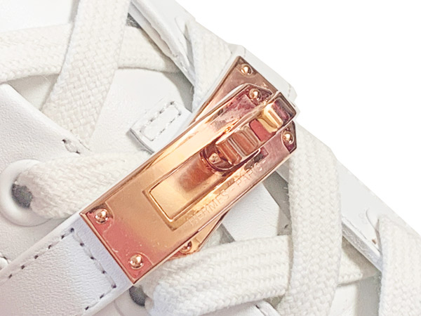 楽天市場】≪Brand new≫ HERMES DAY Leather Sneaker White SPVD