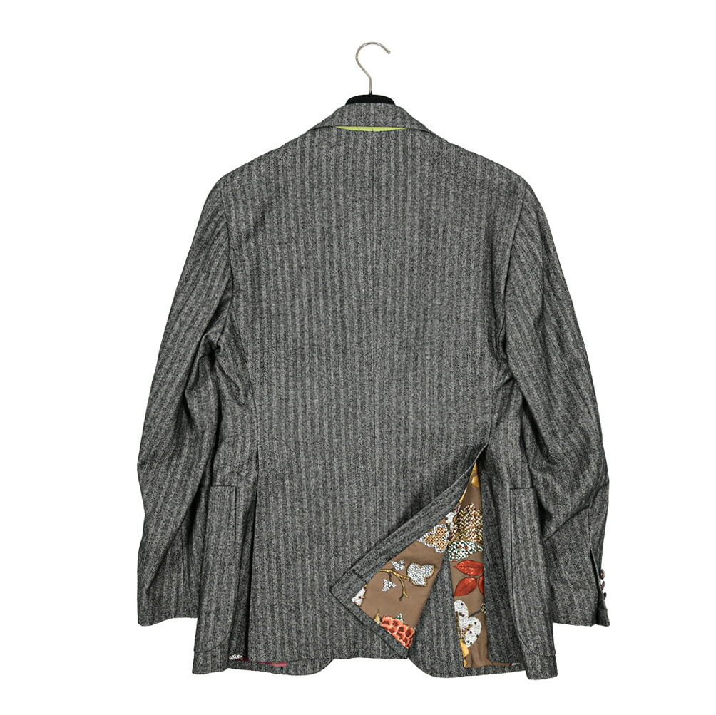 楽天市場】エトロ ETRO テーラードジャケット 2Bシングル ワイドラペル