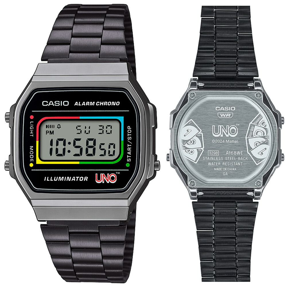 楽天市場】CASIO / UNO A168WEUC-1AJRCASIO CLASSIC UNO