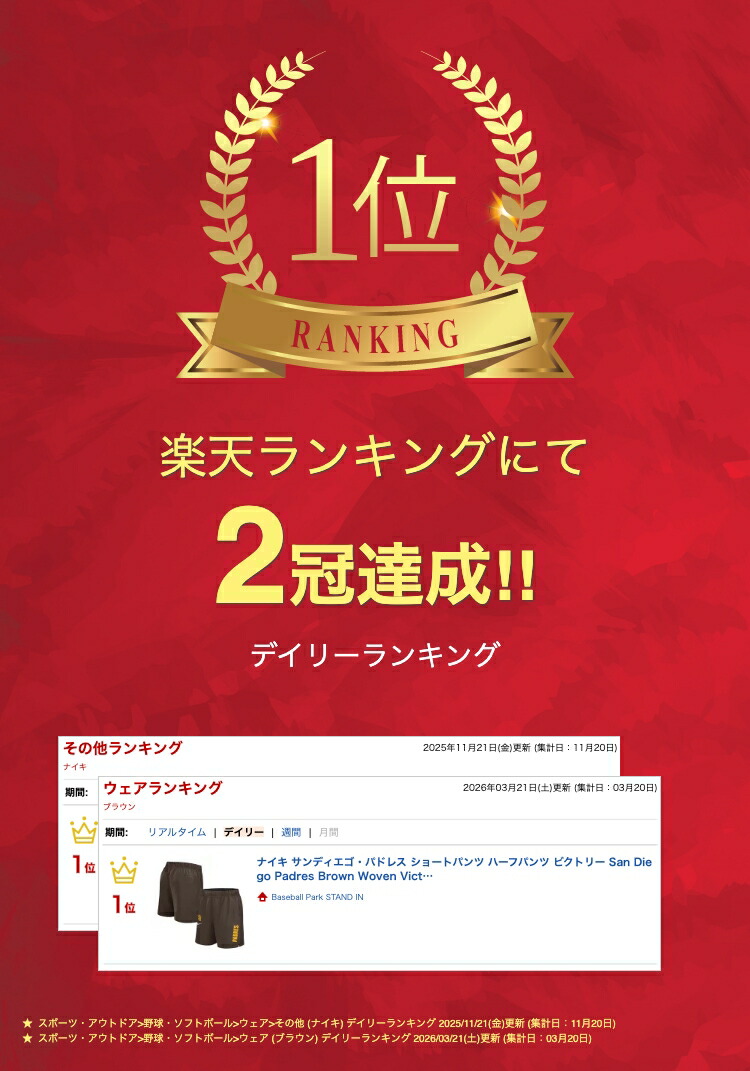 楽天市場】ナイキ サンディエゴ・パドレス ショートパンツ ハーフ