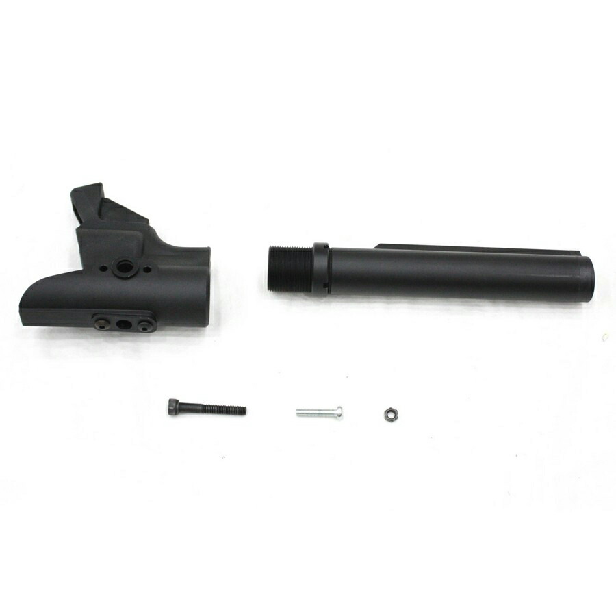 楽天市場】S&T M870 ストックパイプ付 M4グリップアダプター BK