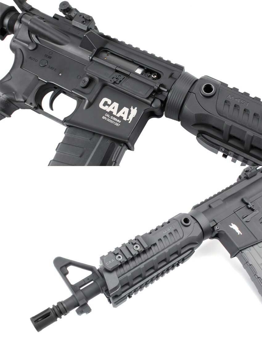 楽天市場】KING ARMS CAA M4S1 電動ガン Sport Series 10.5インチ BK