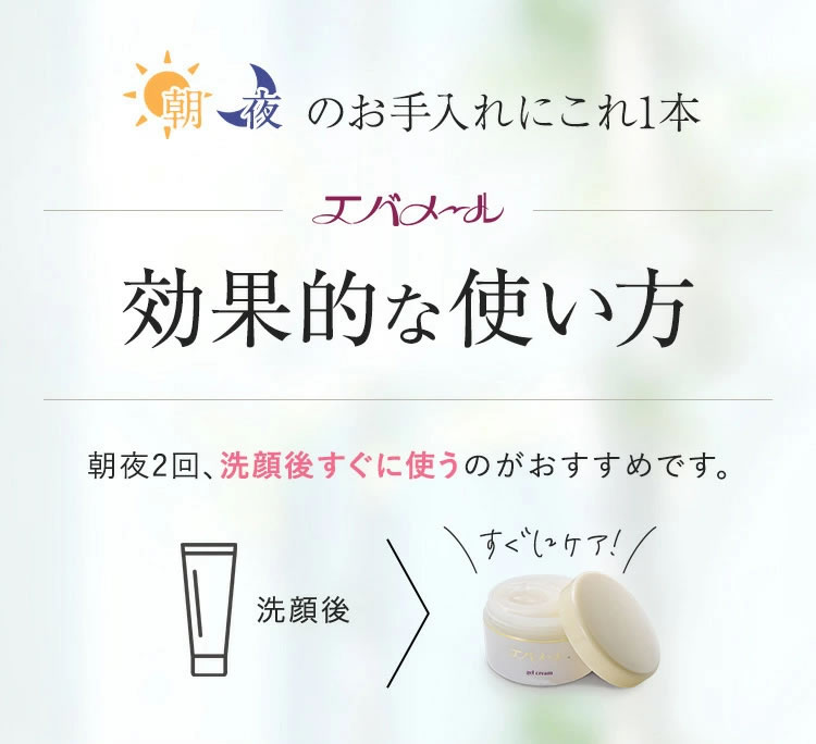 楽天市場】【正規品】エバメール ゲルクリーム 詰替用 500g レフィル