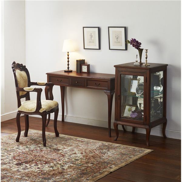 楽天市場】アンティーク調 猫足 コンソールテーブル 玄関 飾り棚 玄関