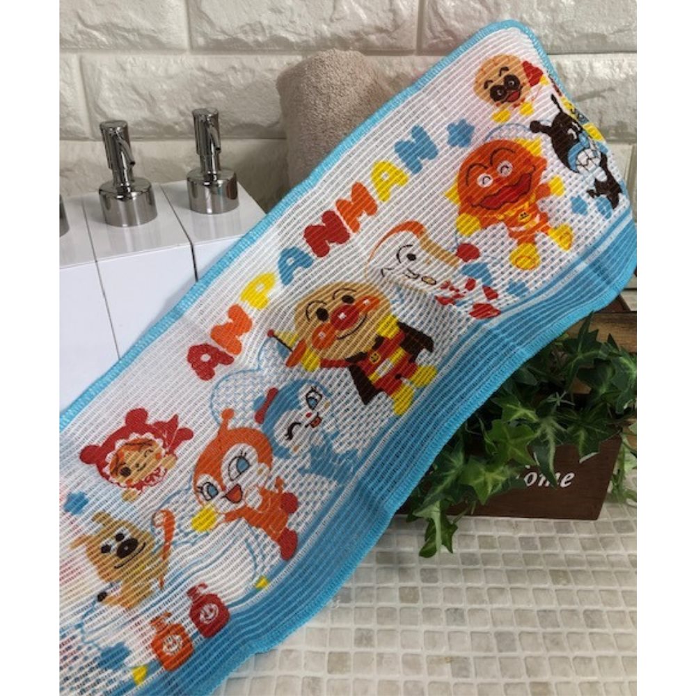 楽天市場】アンパンマンおふろタオル 約20×60cm | ボディタオル 綿